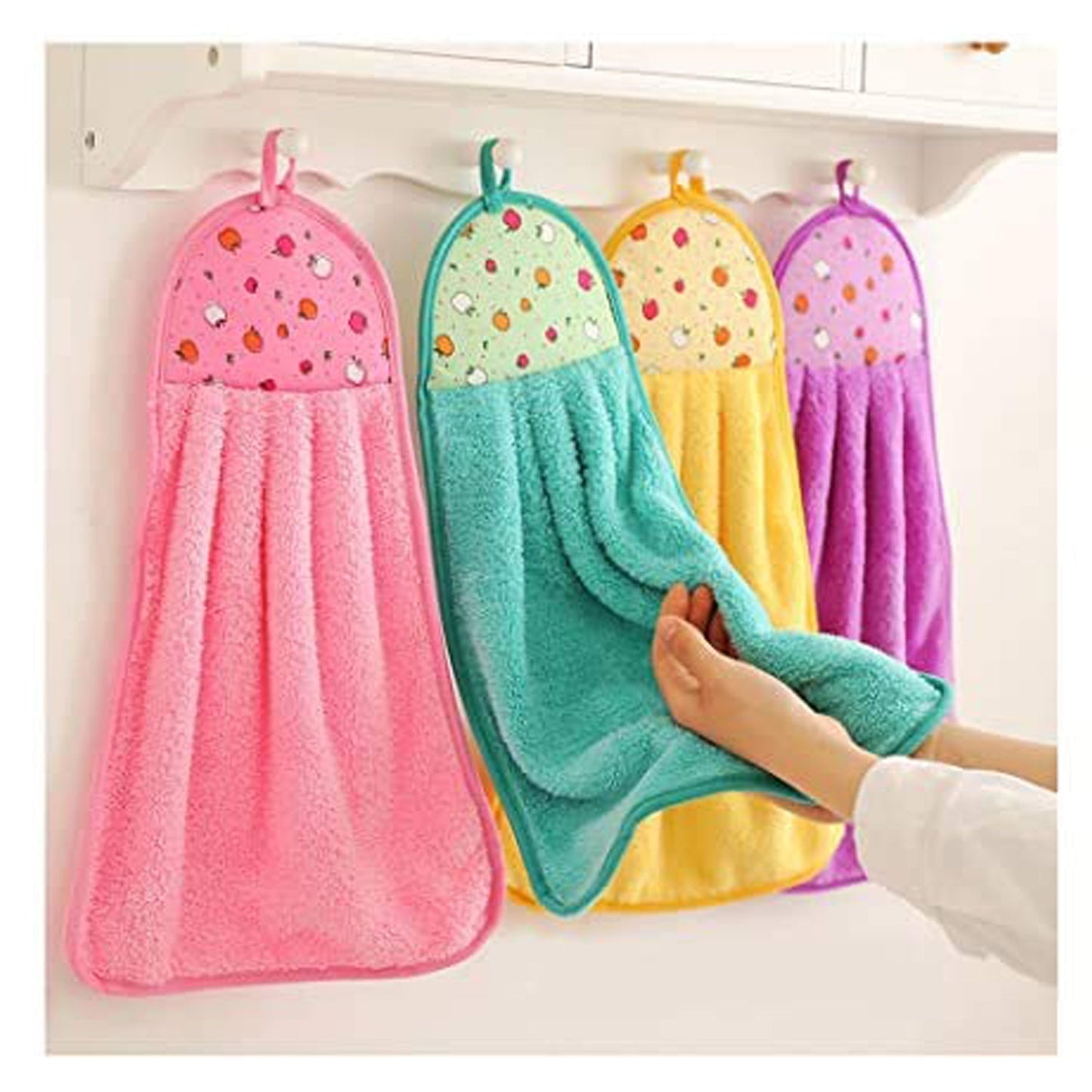 Microfiber wash Basin Hanging Hand Towel