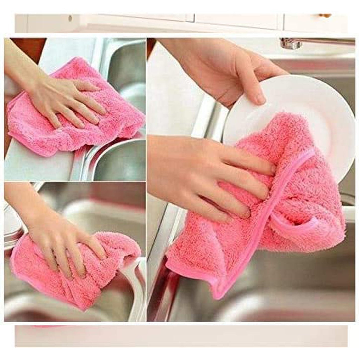 Microfiber wash Basin Hanging Hand Towel