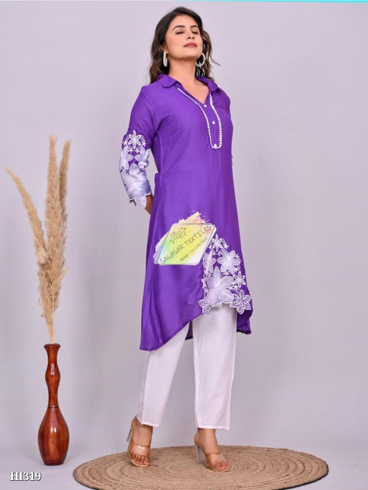 Women's cotton kurta with pant