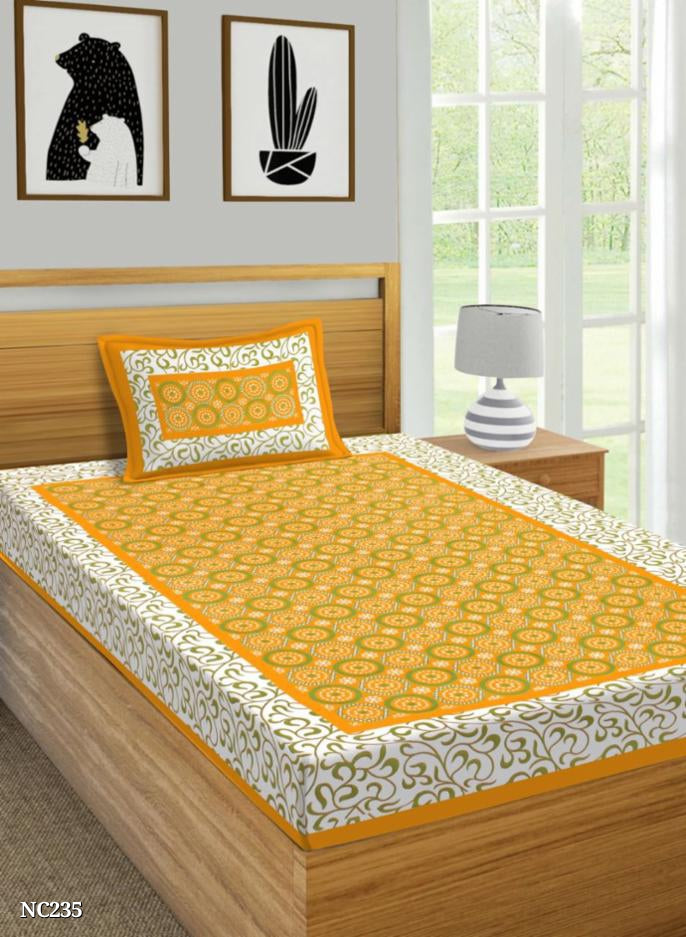 Cotton single bedsheet