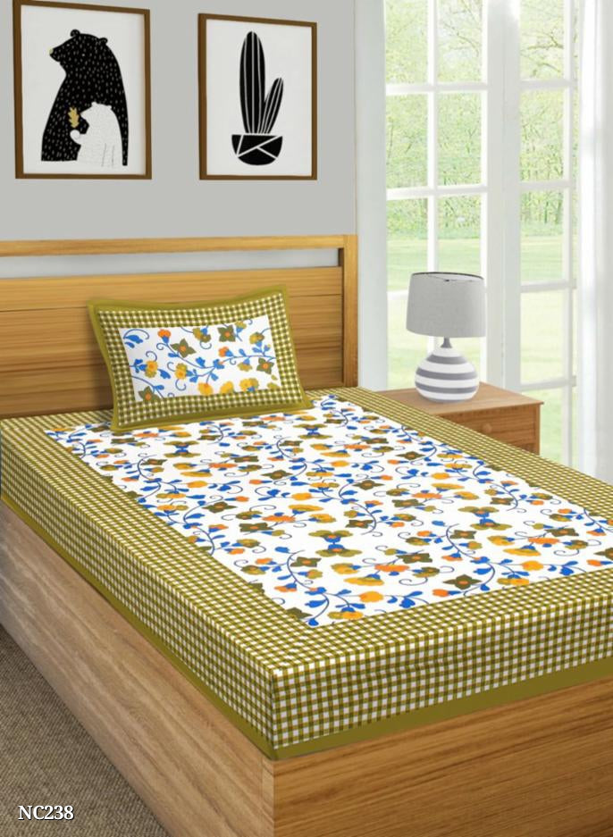 Cotton single bedsheet