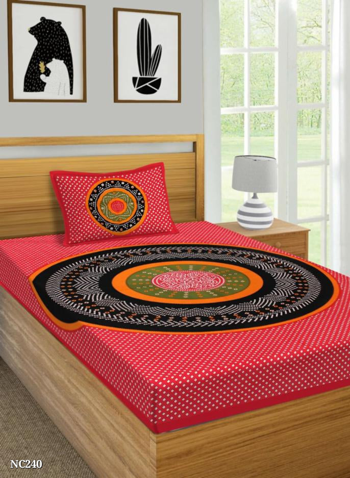 Cotton single bedsheet