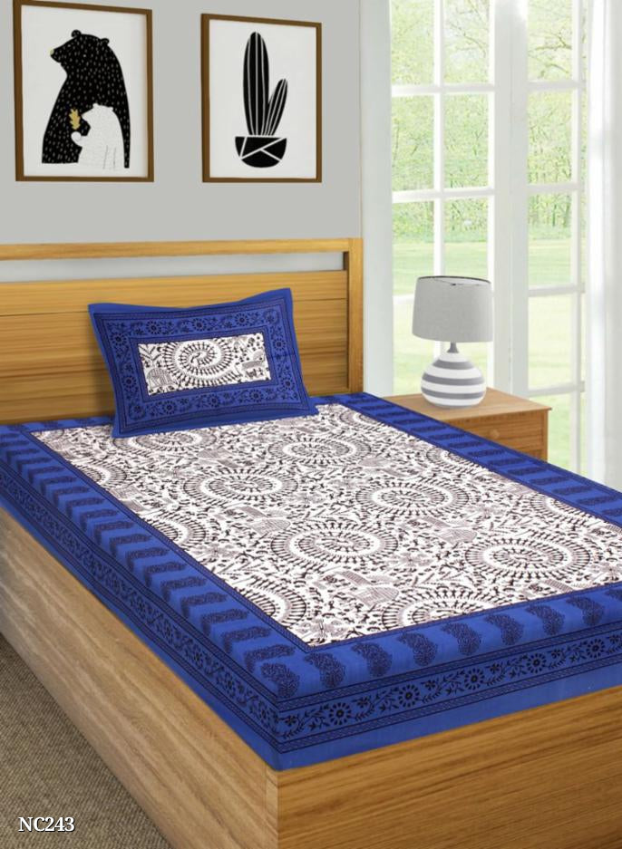 Cotton single bedsheet