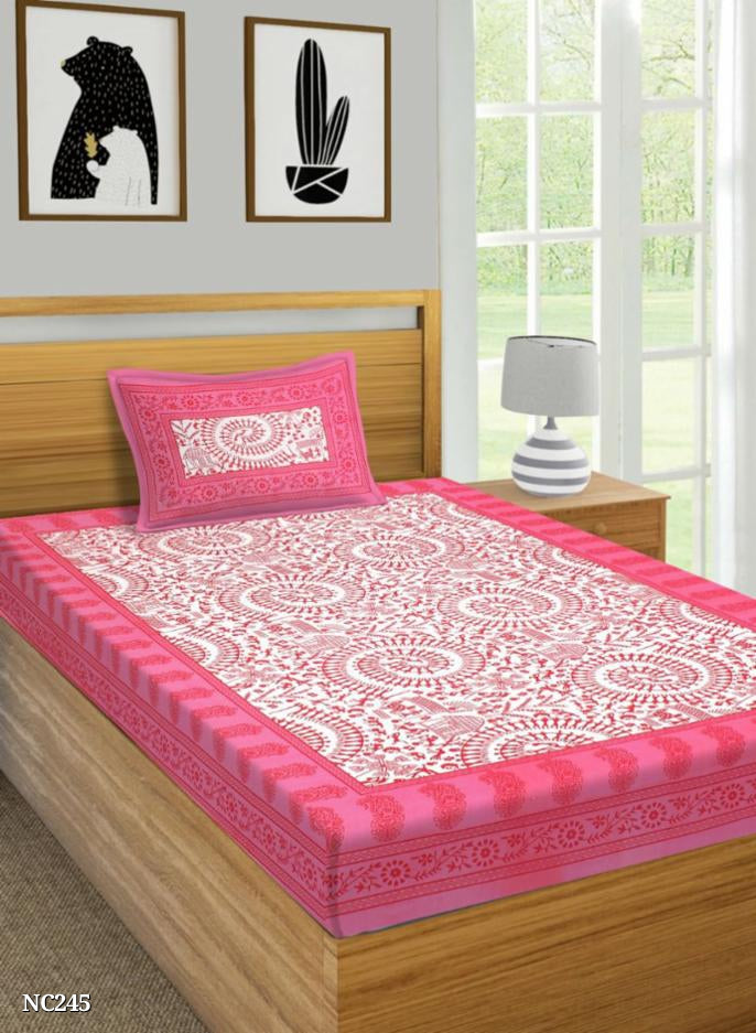 Cotton single bedsheet