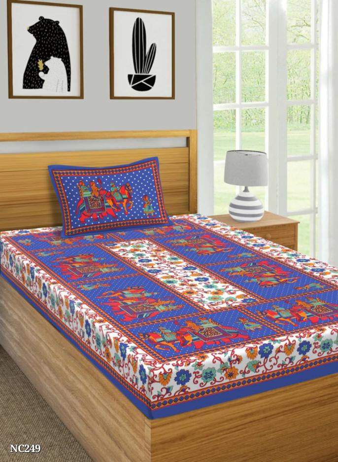 Cotton single bedsheet