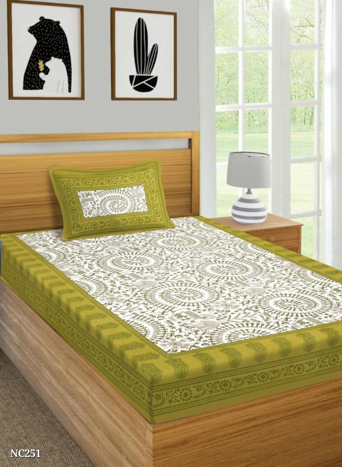 Cotton single bedsheet