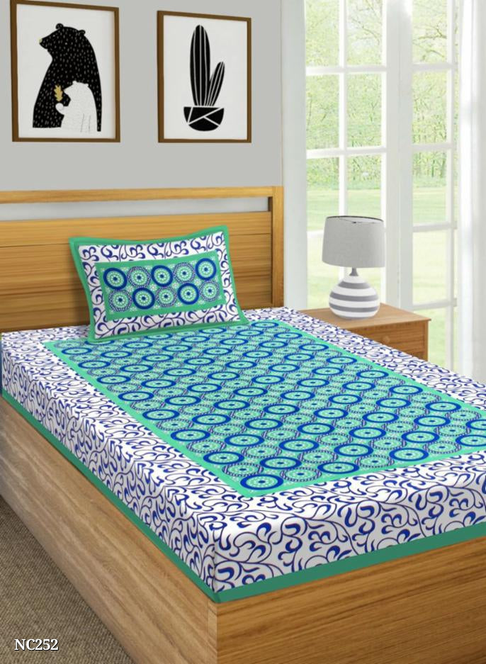 Cotton single bedsheet