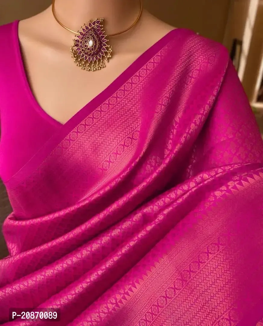 Fancy Soft silk Saree with blouse